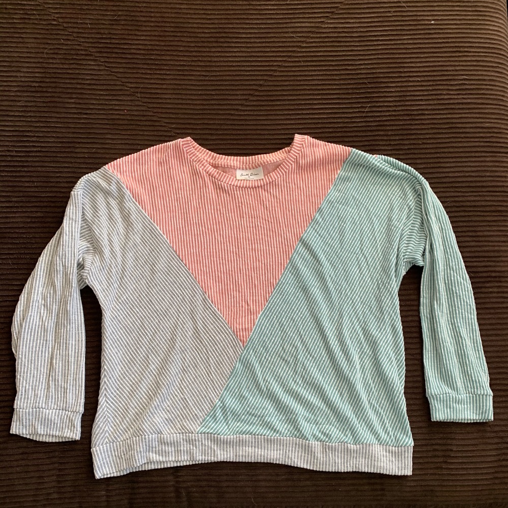 Colorblock sweater
